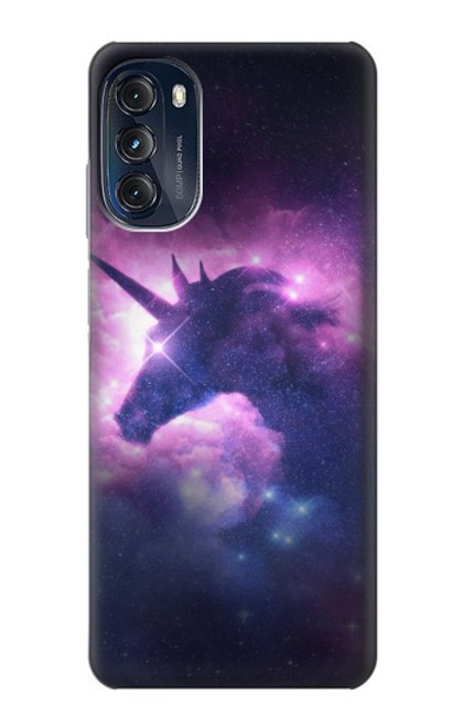 S3538 Licorne Galaxie Etui Coque Housse pour Motorola Moto G (2022)