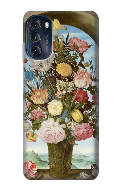S3749 Vase de fleurs Etui Coque Housse pour Motorola Moto G (2022)