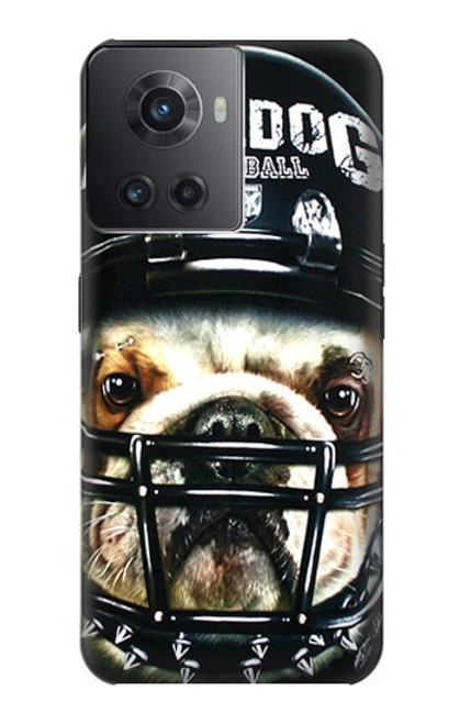 S0098 Bouledogue Football américain Etui Coque Housse pour OnePlus Ace