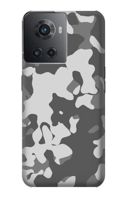 S2186 Gris Camo Camouflage Imprimé graphique Etui Coque Housse pour OnePlus Ace