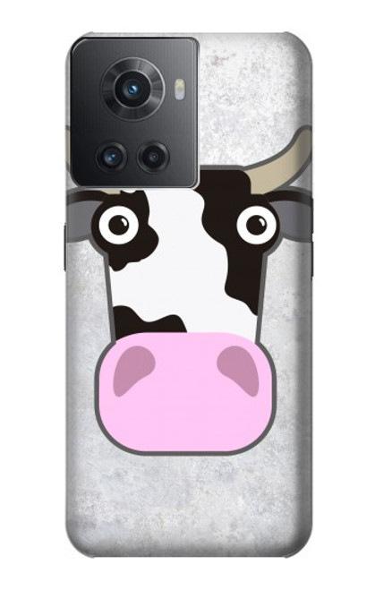 S3257 Vache Dessin animé Etui Coque Housse pour OnePlus Ace