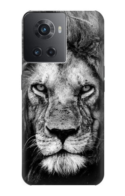 S3372 Lion Visage Etui Coque Housse pour OnePlus Ace