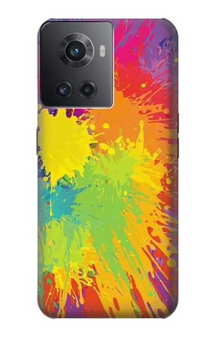S3675 Tâche de couleur Etui Coque Housse pour OnePlus Ace