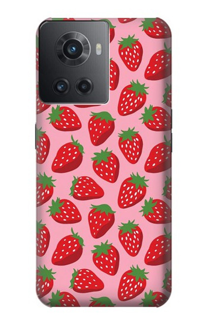 S3719 Modèle de fraise Etui Coque Housse pour OnePlus Ace