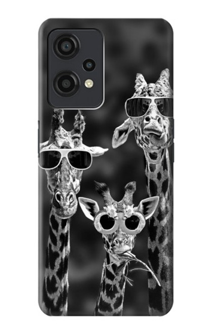 S2327 Girafes avec lunettes de soleil Etui Coque Housse pour OnePlus Nord CE 2 Lite 5G