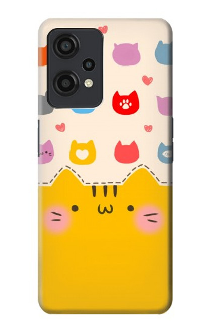 S2442 Chat mignon drôle Dessin animé Etui Coque Housse pour OnePlus Nord CE 2 Lite 5G