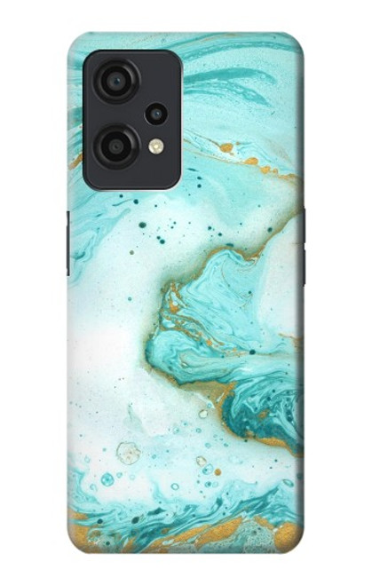 S3399 Vert Marbre Imprimer Graphique Etui Coque Housse pour OnePlus Nord CE 2 Lite 5G