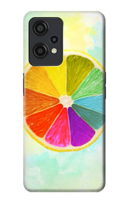 S3493 citron coloré Etui Coque Housse pour OnePlus Nord CE 2 Lite 5G