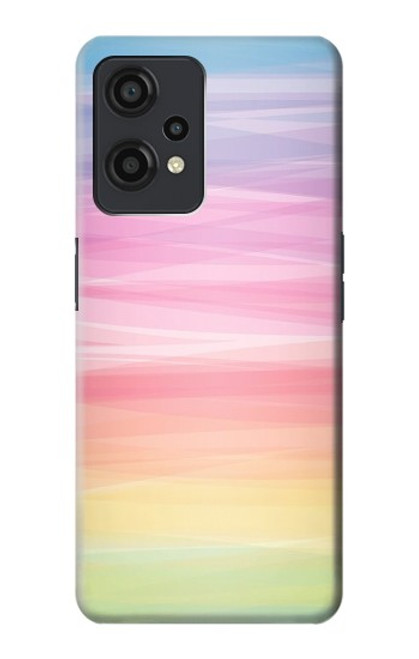 S3507 Coloré Arc-en-ciel pastel Etui Coque Housse pour OnePlus Nord CE 2 Lite 5G