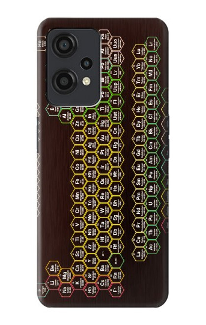 S3544 Néon Honeycomb Tableau périodique Etui Coque Housse pour OnePlus Nord CE 2 Lite 5G