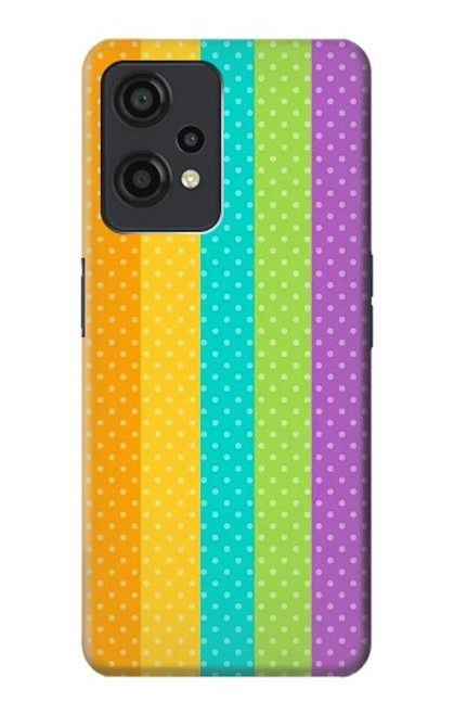 S3678 Vertical arc-en-ciel coloré Etui Coque Housse pour OnePlus Nord CE 2 Lite 5G