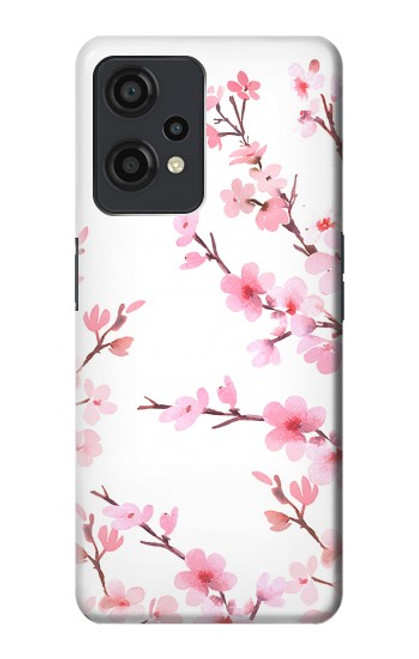 S3707 Fleur de cerisier rose fleur de printemps Etui Coque Housse pour OnePlus Nord CE 2 Lite 5G