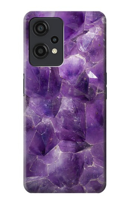 S3713 Graphique violet améthyste à quartz imprimé Etui Coque Housse pour OnePlus Nord CE 2 Lite 5G