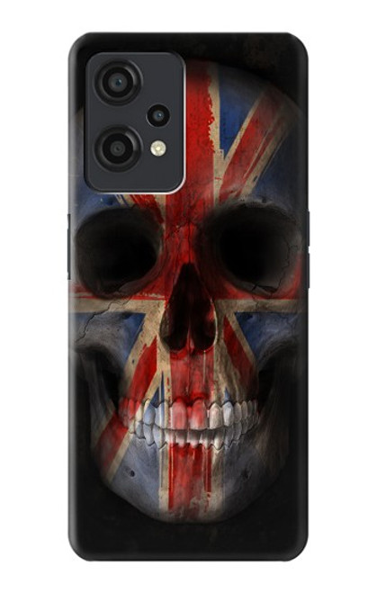 S3848 Crâne de drapeau du Royaume-Uni Etui Coque Housse pour OnePlus Nord CE 2 Lite 5G