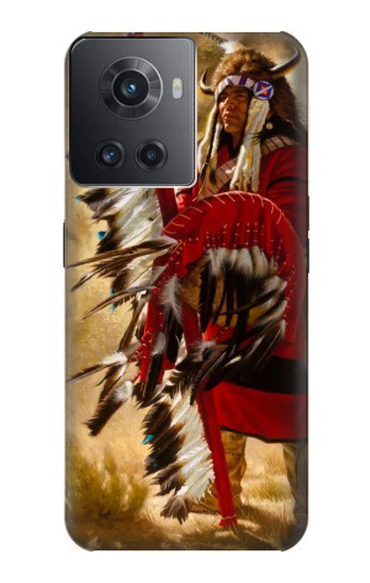 S0817 indien rouge Etui Coque Housse pour OnePlus 10R