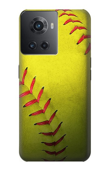 S3031 Softball balle jaune Etui Coque Housse pour OnePlus 10R