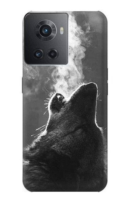 S3505 loup Hurlant Etui Coque Housse pour OnePlus 10R