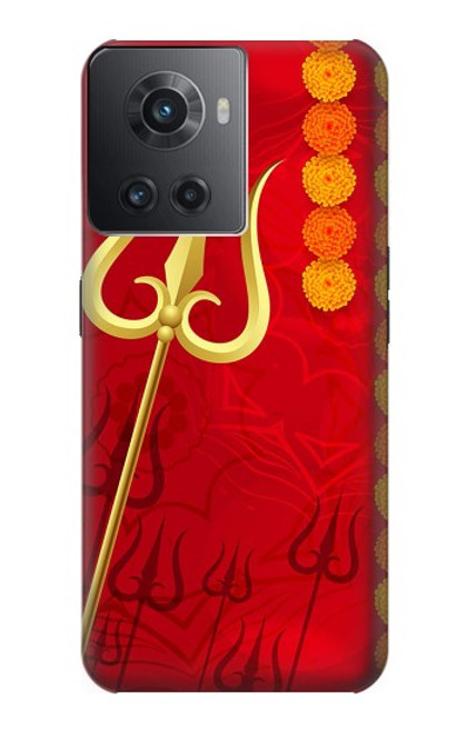 S3788 Shiv Trishul Etui Coque Housse pour OnePlus 10R