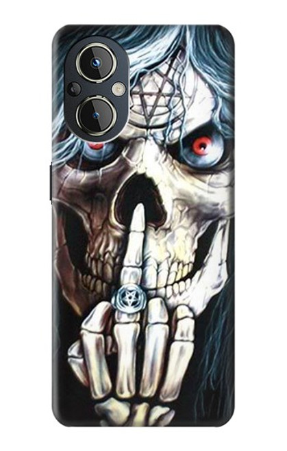 S0222 crâne Etui Coque Housse pour OnePlus Nord N20 5G