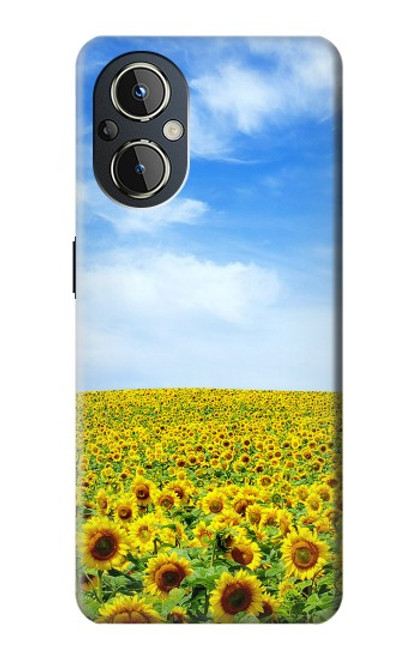 S0232 Tournesol Etui Coque Housse pour OnePlus Nord N20 5G