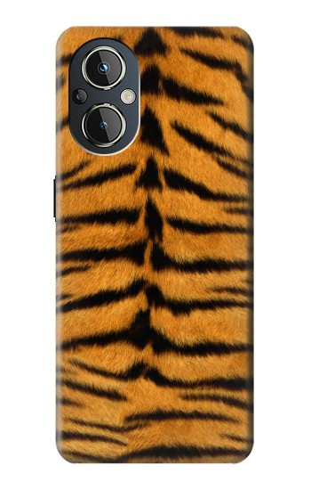 S0576 Tigre Peau Etui Coque Housse pour OnePlus Nord N20 5G