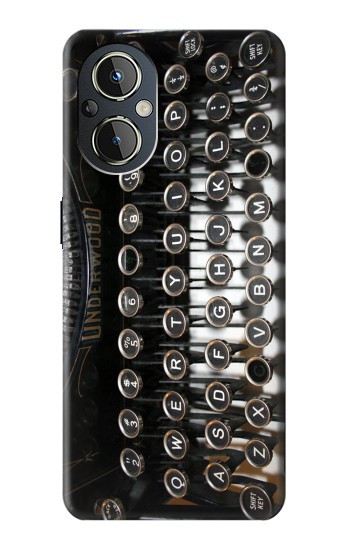 S0620 Machine à écrire Etui Coque Housse pour OnePlus Nord N20 5G