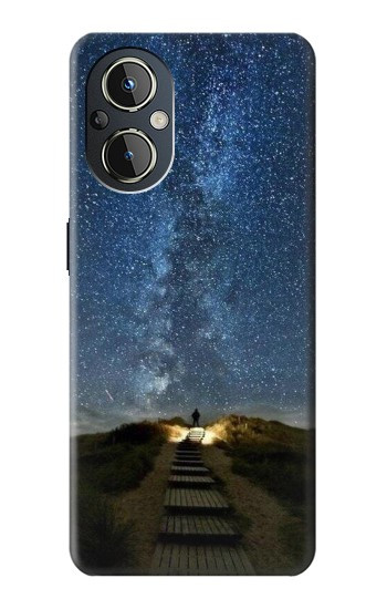 S0734 Stairway to Heaven Islande Etui Coque Housse pour OnePlus Nord N20 5G