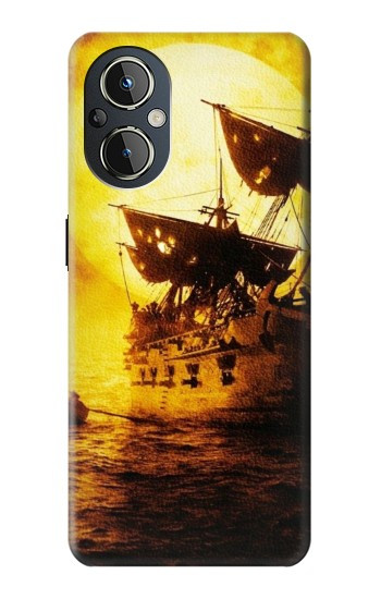 S0841 Pirates Perle noire Etui Coque Housse pour OnePlus Nord N20 5G