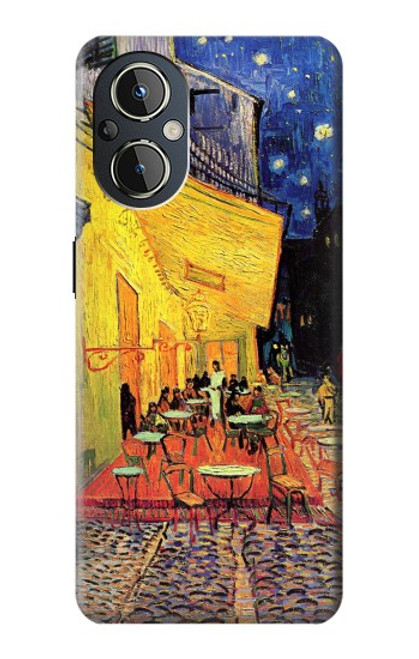 S0929 Van Gogh Café Terrasse Etui Coque Housse pour OnePlus Nord N20 5G