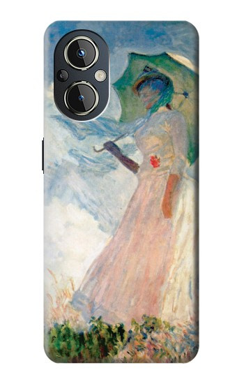 S0998 Claude Monet Femme avec un parasol Etui Coque Housse pour OnePlus Nord N20 5G