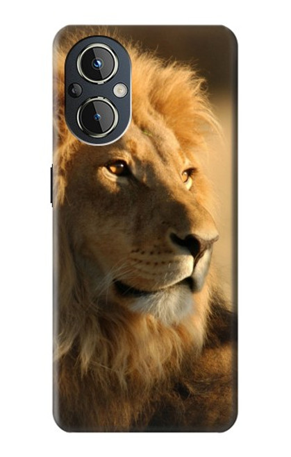 S1046 Le Roi Lion de la forêt Etui Coque Housse pour OnePlus Nord N20 5G