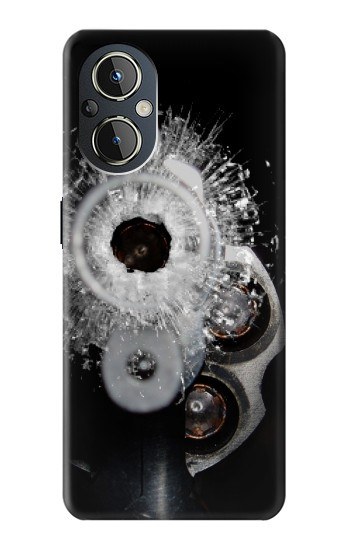 S2387 Verre bullet Trou Pistolet Etui Coque Housse pour OnePlus Nord N20 5G