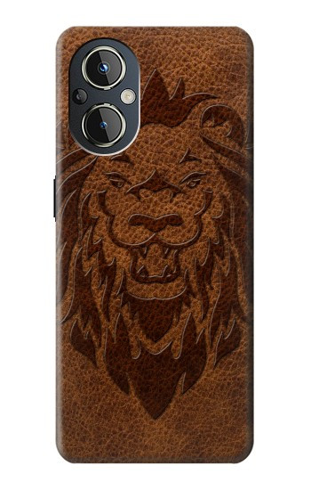 S2529 Leo Zodiaque Zodiaque marron Impression graphique Etui Coque Housse pour OnePlus Nord N20 5G