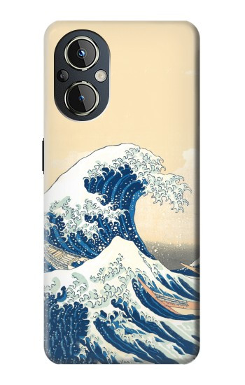 S2790 Hokusai Sous la vague au large de Kanagawa Etui Coque Housse pour OnePlus Nord N20 5G