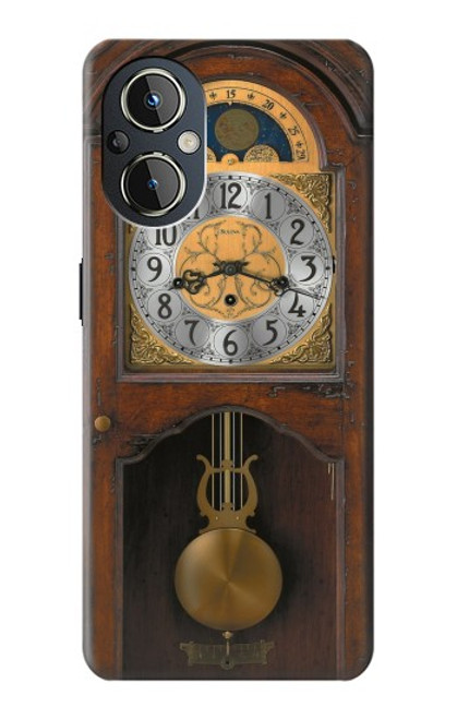 S3173 Grand-père Horloge Antique Horloge murale Etui Coque Housse pour OnePlus Nord N20 5G