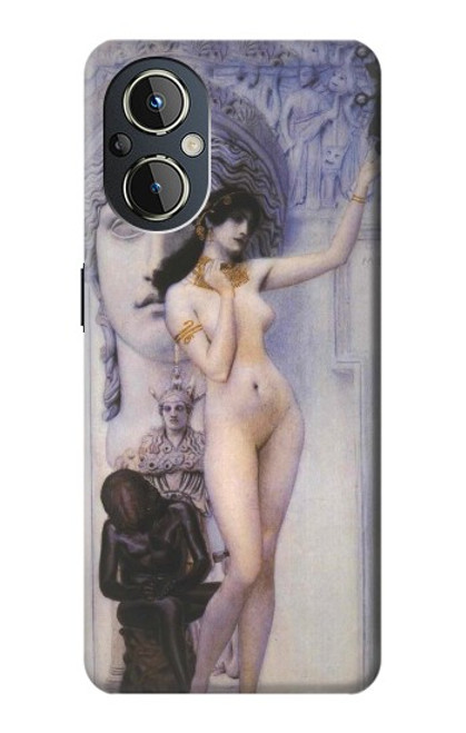 S3353 Gustav Klimt Allégorie de la sculpture Etui Coque Housse pour OnePlus Nord N20 5G