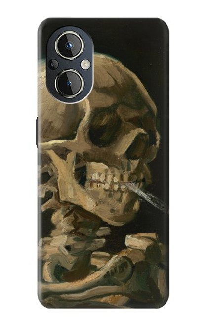 S3358 Vincent Van Gogh Skeleton cigarette Etui Coque Housse pour OnePlus Nord N20 5G