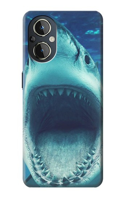 S3548 Requin-tigre Etui Coque Housse pour OnePlus Nord N20 5G