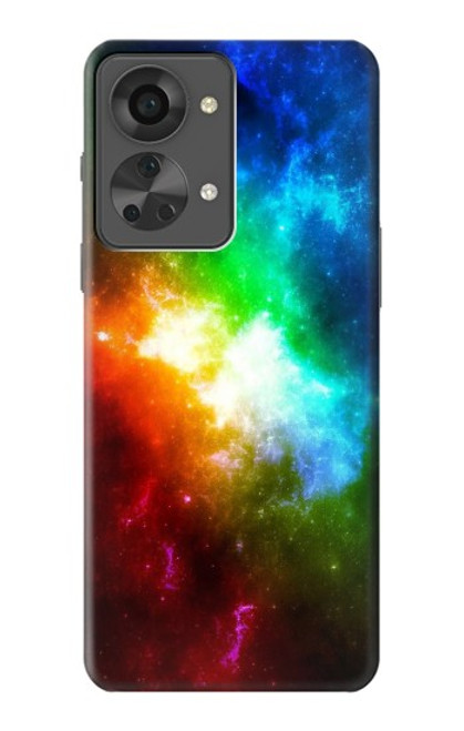 S2312 Arc en ciel coloré espace Galaxie Etui Coque Housse pour OnePlus Nord 2T