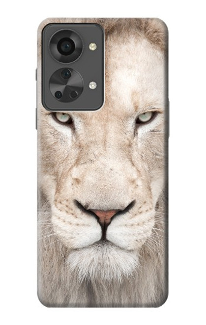 S2399 Lion Visage Etui Coque Housse pour OnePlus Nord 2T