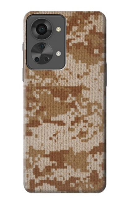 S2939 Camo camouflage numérique Désert Etui Coque Housse pour OnePlus Nord 2T