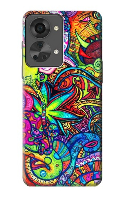 S3255 Motif Art coloré Etui Coque Housse pour OnePlus Nord 2T