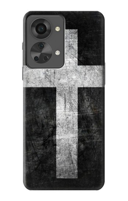 S3491 Croix chrétienne Etui Coque Housse pour OnePlus Nord 2T