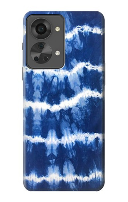 S3671 Tie Dye bleu Etui Coque Housse pour OnePlus Nord 2T