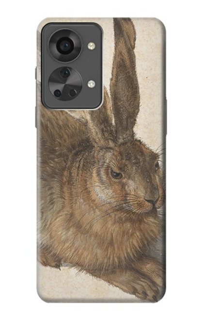 S3781 Albrecht Durer Young Hare Etui Coque Housse pour OnePlus Nord 2T