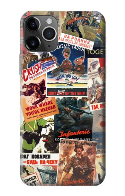 S3905 Affiche vintage de l'armée Etui Coque Housse pour iPhone 11 Pro
