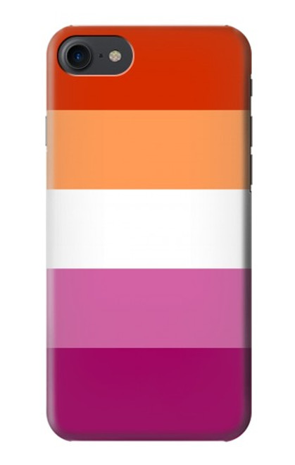 S3887 Drapeau de la fierté lesbienne Etui Coque Housse pour iPhone 7, iPhone 8, iPhone SE (2020) (2022)