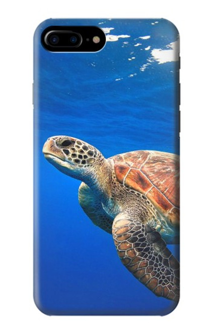 S3898 Tortue de mer Etui Coque Housse pour iPhone 7 Plus, iPhone 8 Plus