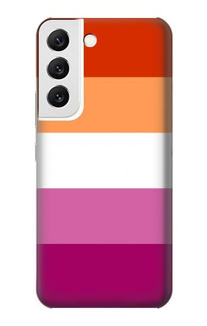 S3887 Drapeau de la fierté lesbienne Etui Coque Housse pour Samsung Galaxy S22