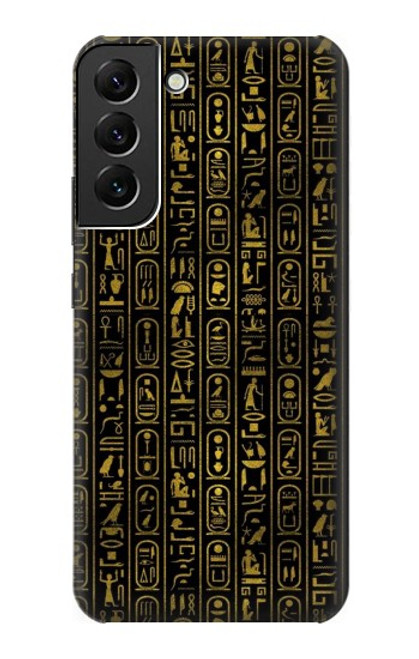 S3869 Hiéroglyphe égyptien antique Etui Coque Housse pour Samsung Galaxy S22 Plus